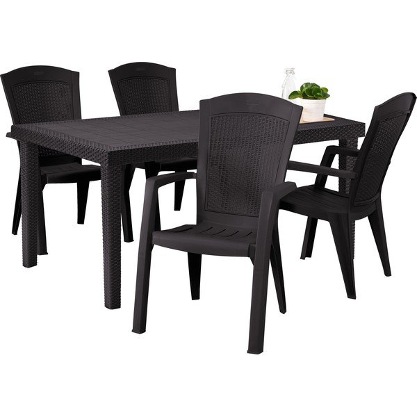 Kerti étkezőasztal 94.5x160.5 cm Melody – Keter-image-2