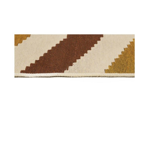 ZigZag Brown barna szőnyeg, 80 x 150 cm-image-3