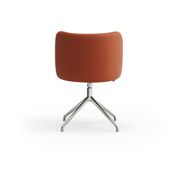 Narancssárga kárpitozott étkezőfotel Mogi – Teulat-image-3