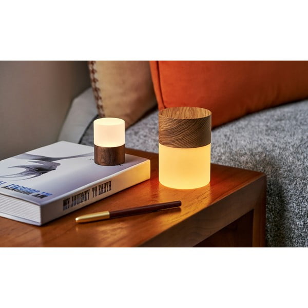 Natúr színű szabályozható asztali lámpa üveg búrával (magasság 10,5 cm) Lemelia – Gingko-image-2