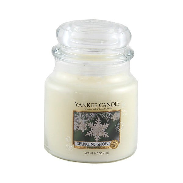 Csillogó hó illatgyertya, égési idő 60-90 óra - Yankee Candle