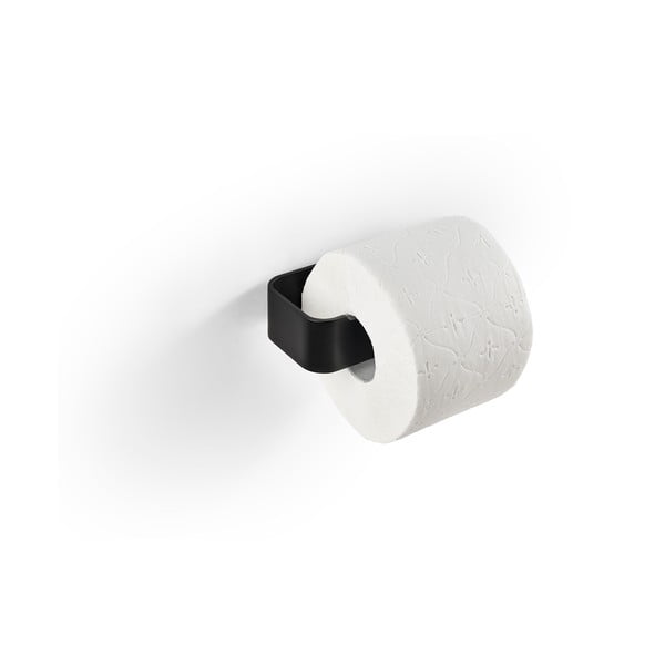 Fekete fali fém WC-papír tartó Ume – Zone