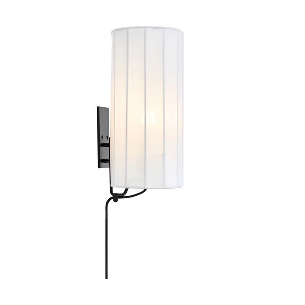Fekete-fehér konnektorhoz csatlakoztatható fali lámpa Hikari – Markslöjd