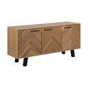 Brighton komód tölgyfa dekorral, 150 x 71 cm - Actona