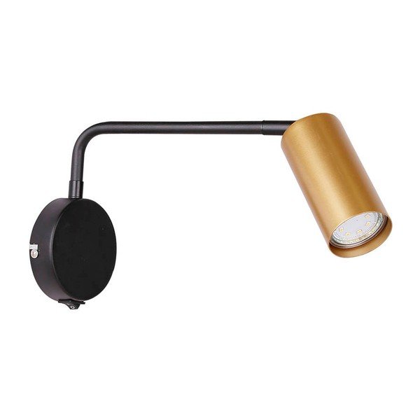 Fekete-aranyszínű fém fali lámpa Tina – Candellux Lighting-image-2