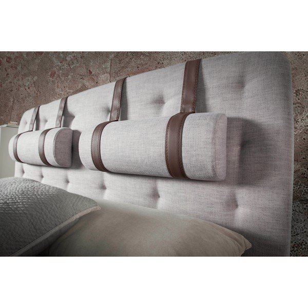 Olivia franciaágy diófa lábakkal, 150 x 200 cm - Ángel Cerdá-image-1