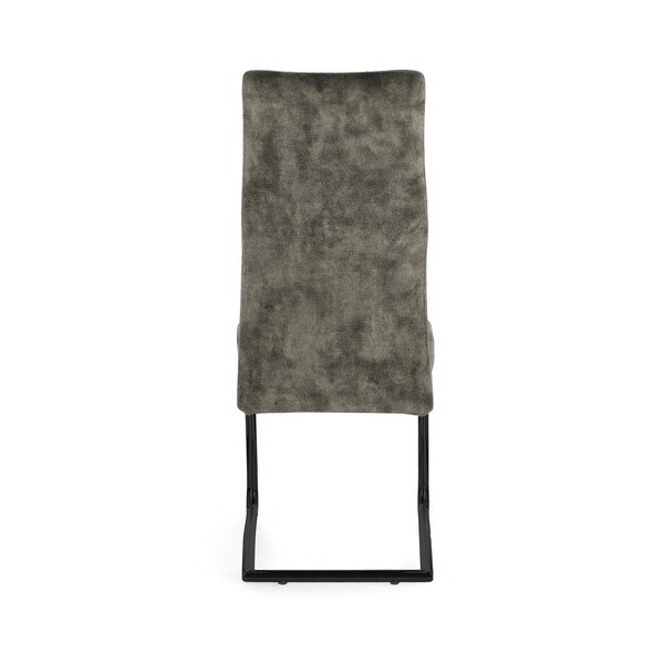 Zöld kárpitozott étkezőszék Thelma – Bizzotto-image-4