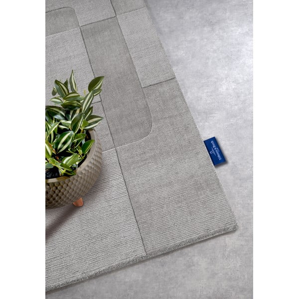 Szürke kézi szövésű gyapjú futószőnyeg 80x250 cm Charlotte – Villeroy&Boch-image-2