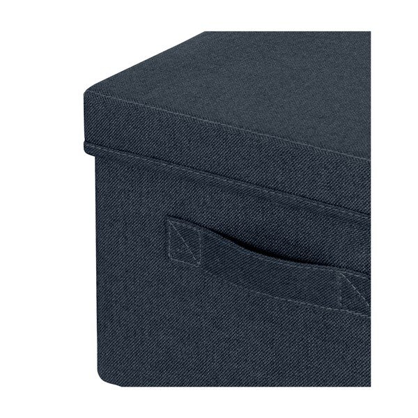 Sötétszürke fedeles textil tárolódoboz szett 2 db-os 28.5x38x20 cm – Leitz-image-2