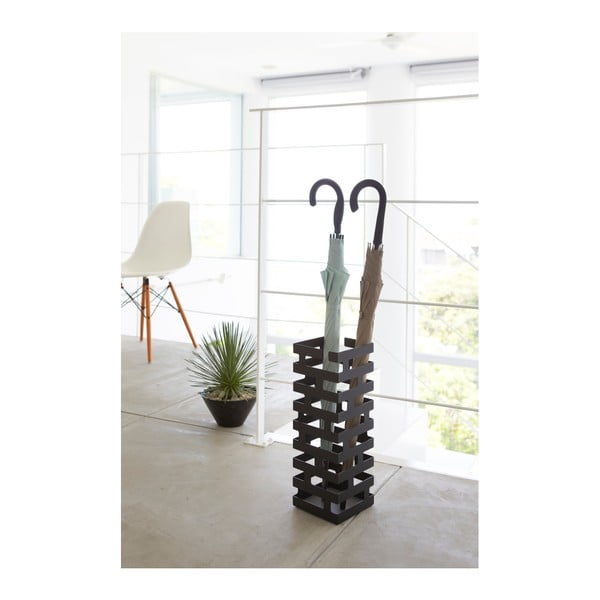 Brick fekete esernyőtartó - YAMAZAKI-image-1