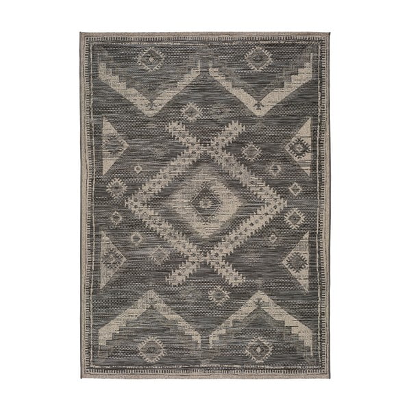 Devi Ethnic szürke kültéri szőnyeg, 80 x 150 cm - Universal