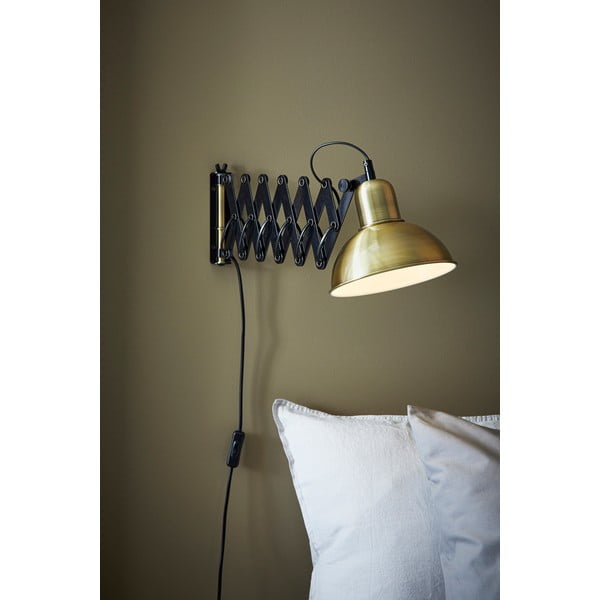 Aranyszínű fali lámpa Riggs – Markslöjd-image-1