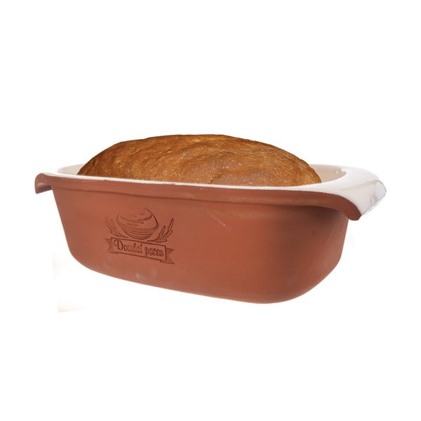 Kerámia kenyér sütőforma 16x33 cm – Orion-image-1