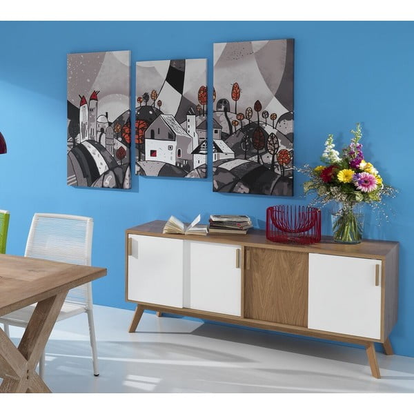 Landscape 3 részes falikép, 105 x 150 cm - Tomasucci-image-1