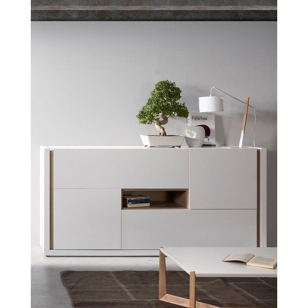 Qu fehér komód - Kave Home-image-1