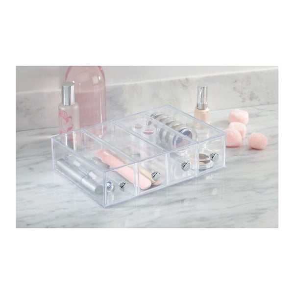 Wers átlátszó tárolódoboz, 4 fiókkal - iDesign-image-4