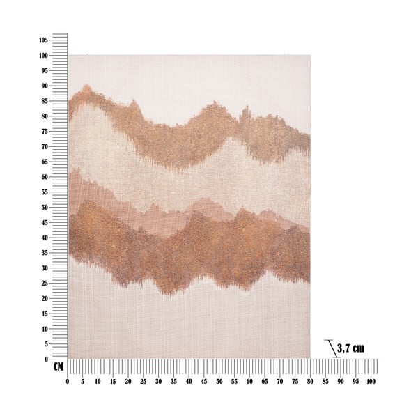 Festmény 80x100 cm Browny - Mauro Ferretti-image-4