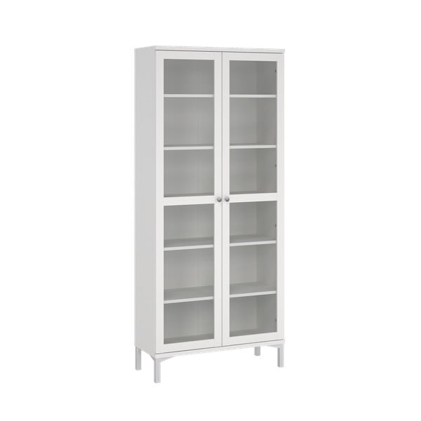 Fehér tálalószekrény 89x203 cm Roma – Tvilum-image-2