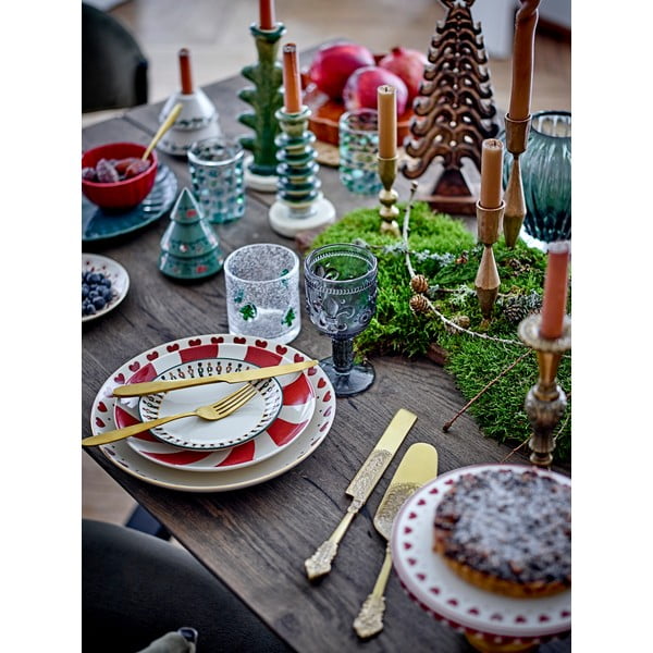 Agyagkerámia emeletes kínálótálca karácsonyi mintával Jolly – Bloomingville-image-2
