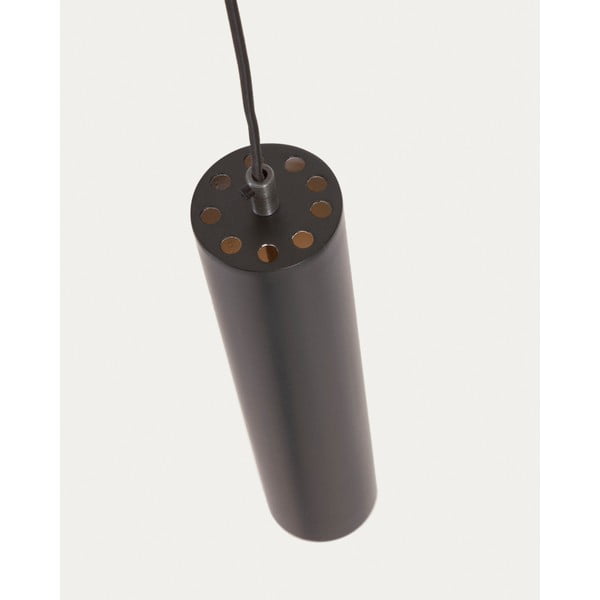 Fekete függőlámpa fém búrával ø 8 cm Maude – Kave Home-image-3