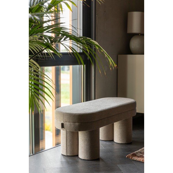 Bézs buklé pad Fern – Dutchbone-image-1