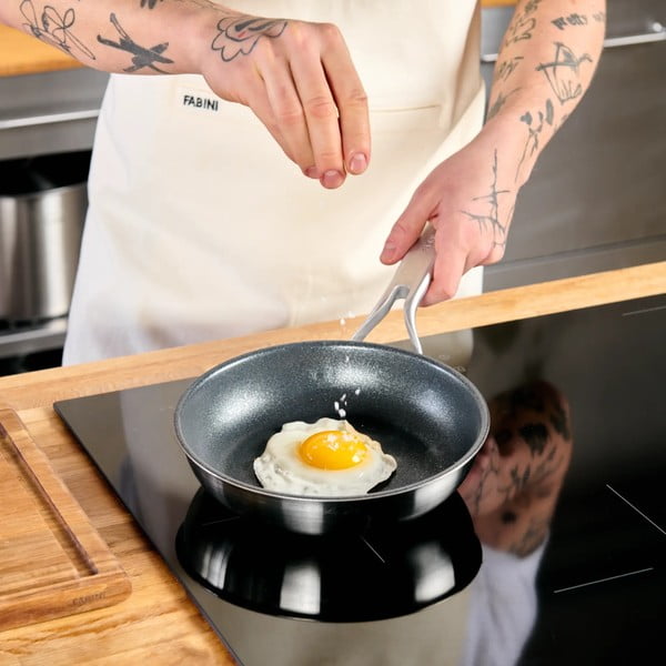 Rozsdamentes acél serpenyő tapadásmentes felülettel ø 20 cm Lucca 3.0 – FABINI-image-1