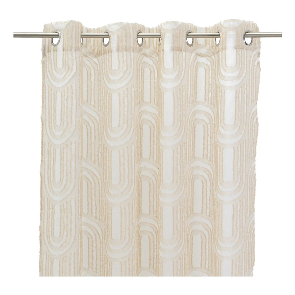 Bézs fényáteresztő függöny 140x260 cm Relief Arch – Casa Selección