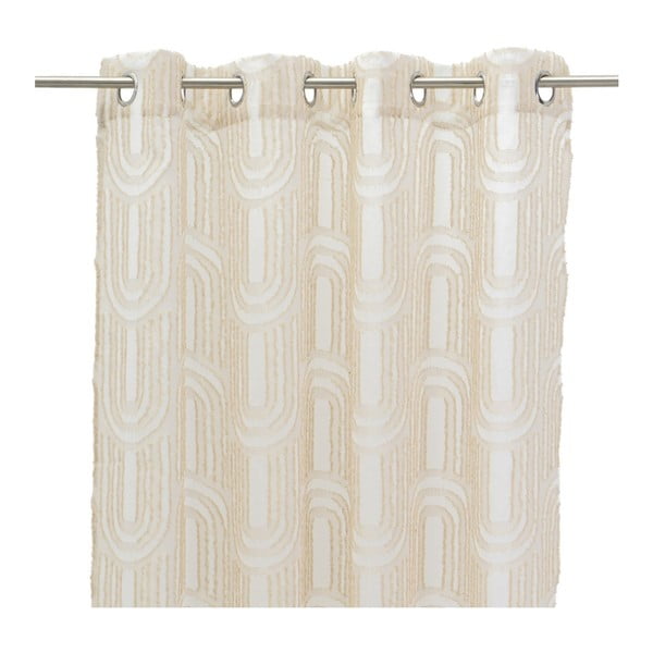 Bézs fényáteresztő függöny 140x260 cm Relief Arch – Casa Selección