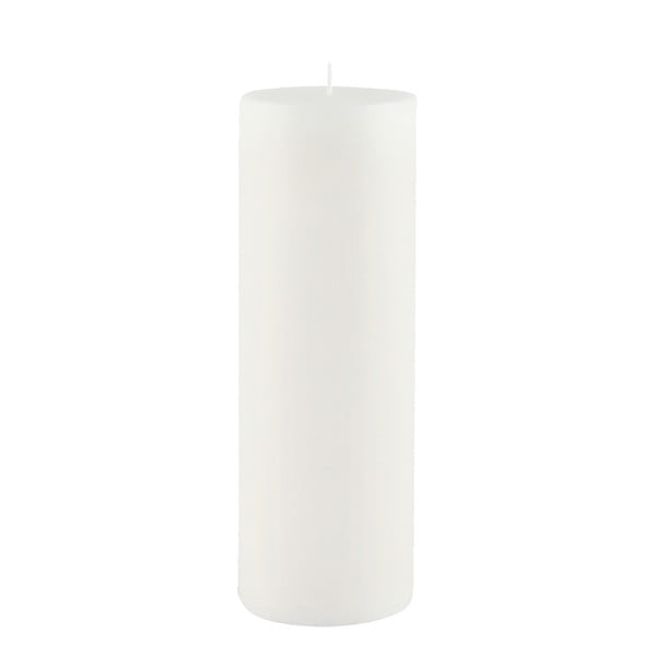 Cylinder Pure fehér gyertya, égési idő 60 óra - Ego Dekor