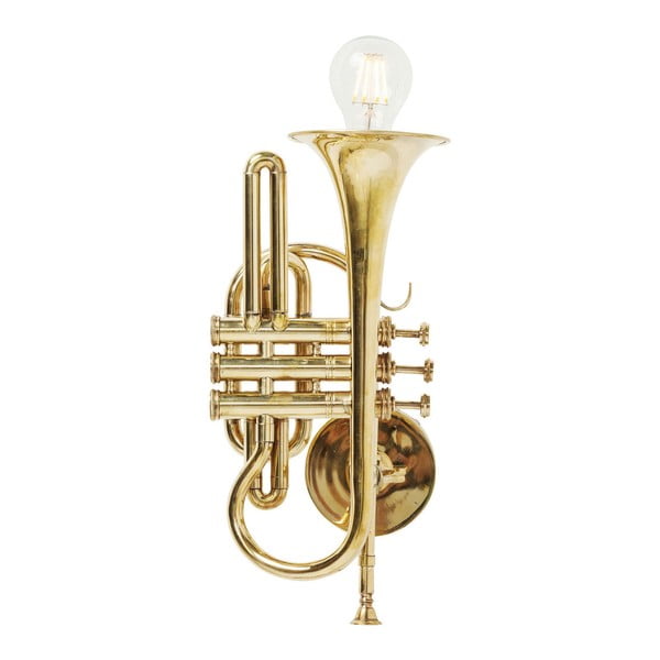Trumpet Jazz aranyszínű fali kabátakasztó - Kare Design