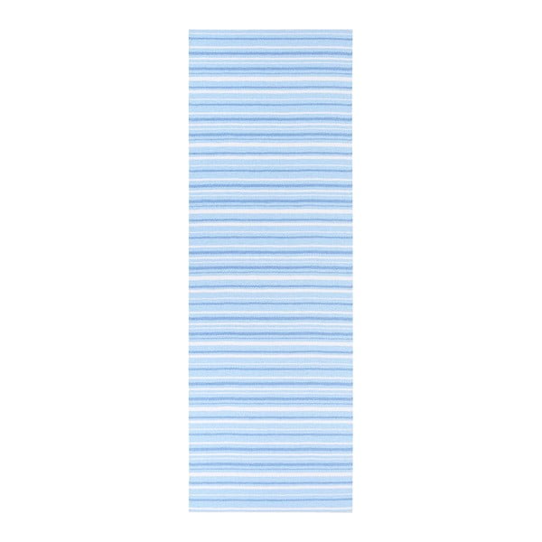 Hullo kék-fehér kültéri futószőnyeg, 70 x 300 cm - Narma