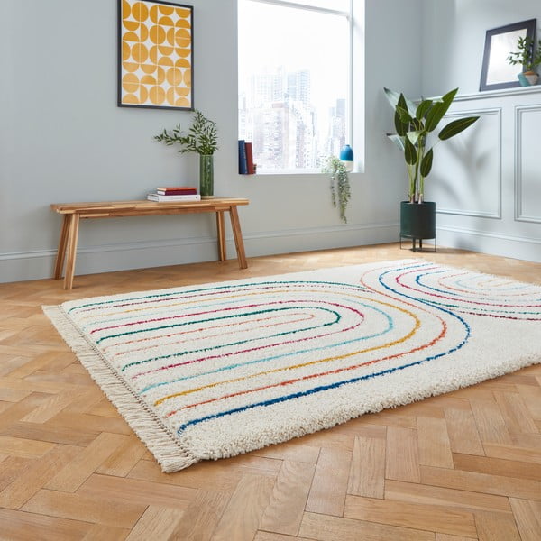 Bézs szőnyeg 200x290 cm Boho – Think Rugs-image-2