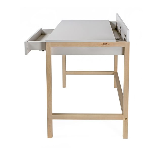 NorthGate íróasztal, szürke asztallappal - Woodman-image-3