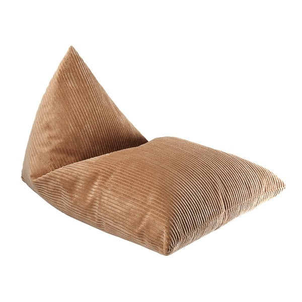 Barna kordbársony gyerek babzsákfotel Big Lounger – Wigiwama