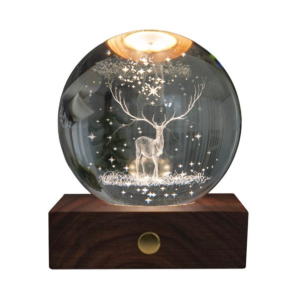 Sötétbarna USB fénydekoráció Amber – Gingko