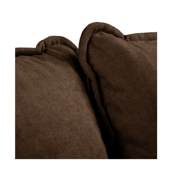 Sötétbarna sarokkanapé (jobb oldali) Beata – Ropez-image-1