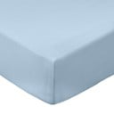 Kék gumis pamut-perkál lepedő 90x190 cm Cotton Percale – Bianca