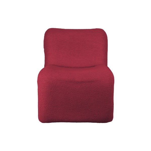 Pirosas borvörös buklé fotel Fuerza – Leitmotiv-image-2