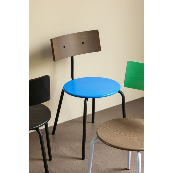 Kék-natúr színű étkezőszék szett 4 db-os Koi – Hübsch-image-1