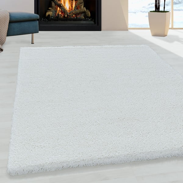 Fehér szőnyeg 200x290 cm Fluffy – Ayyildiz Carpets-image-1