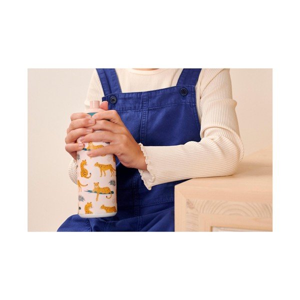 Világos rózsaszín műanyag gyerek ivópalack 400 ml Fairy Garden – Mepal-image-4
