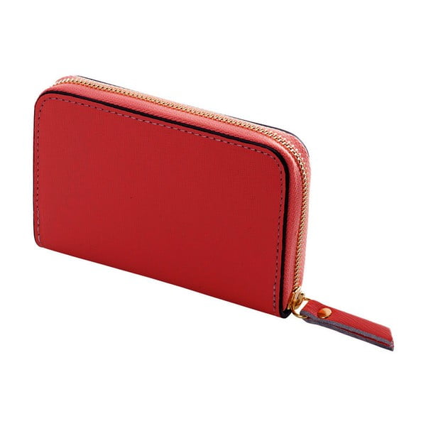 Leather piros pénztárca valódi bőrből - Andrea Cardone