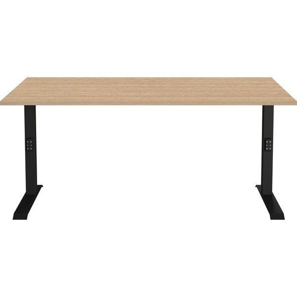 Állítható íróasztal tölgyfa dekoros asztallappal 80x160 cm Lissabon – Germania-image-2