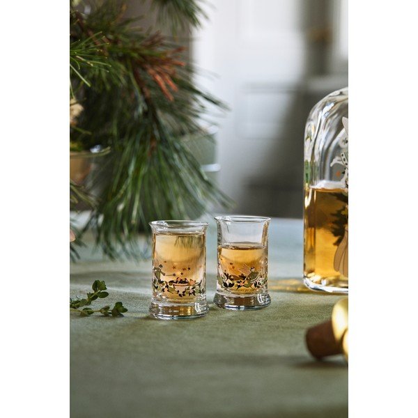 Röviditalos pohár szett 2 db-os 30 ml Christmas – Holmegaard-image-1