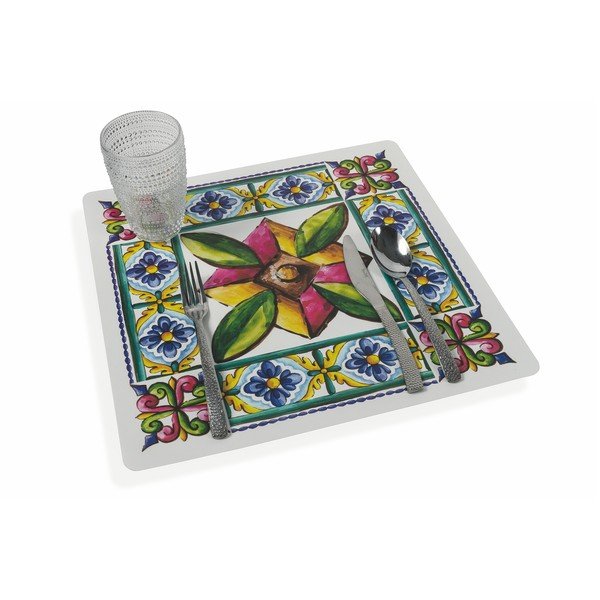 Műanyag tányéralátét szett 6 db-os 37x37 cm Costiera – Villa d'Este-image-1