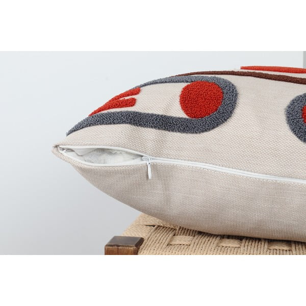 Len párnahuzat 43x43 cm Geometrik – Mioli Decor-image-3