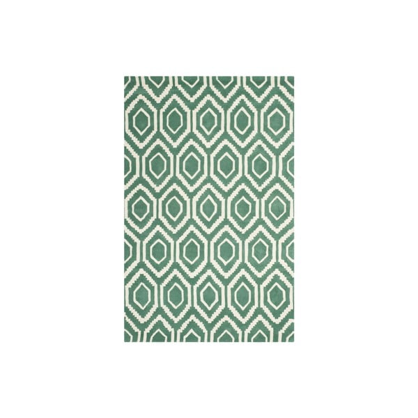 Essex zöld gyapjúszőnyeg, 243 x 152 cm - Safavieh
