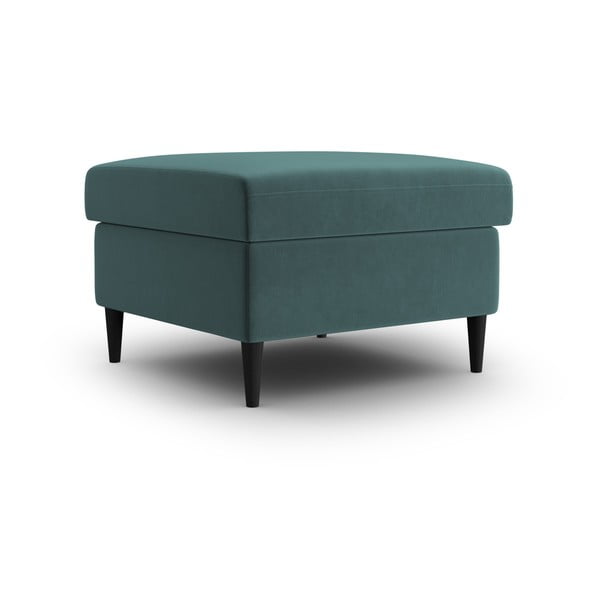 Petróleum színű bársony lábtartó Kyoto – Cosmopolitan Design-image-1