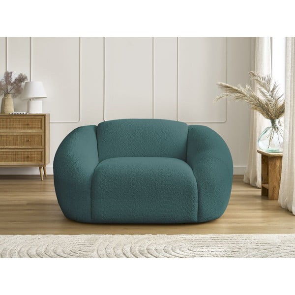 Türkiz buklé fotel Tina – Bobochic Paris-image-3