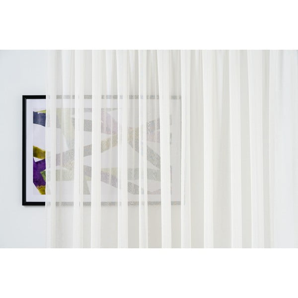 Krémszínű átlátszó függöny 140x245 cm Vicenza – Mendola Fabrics-image-3